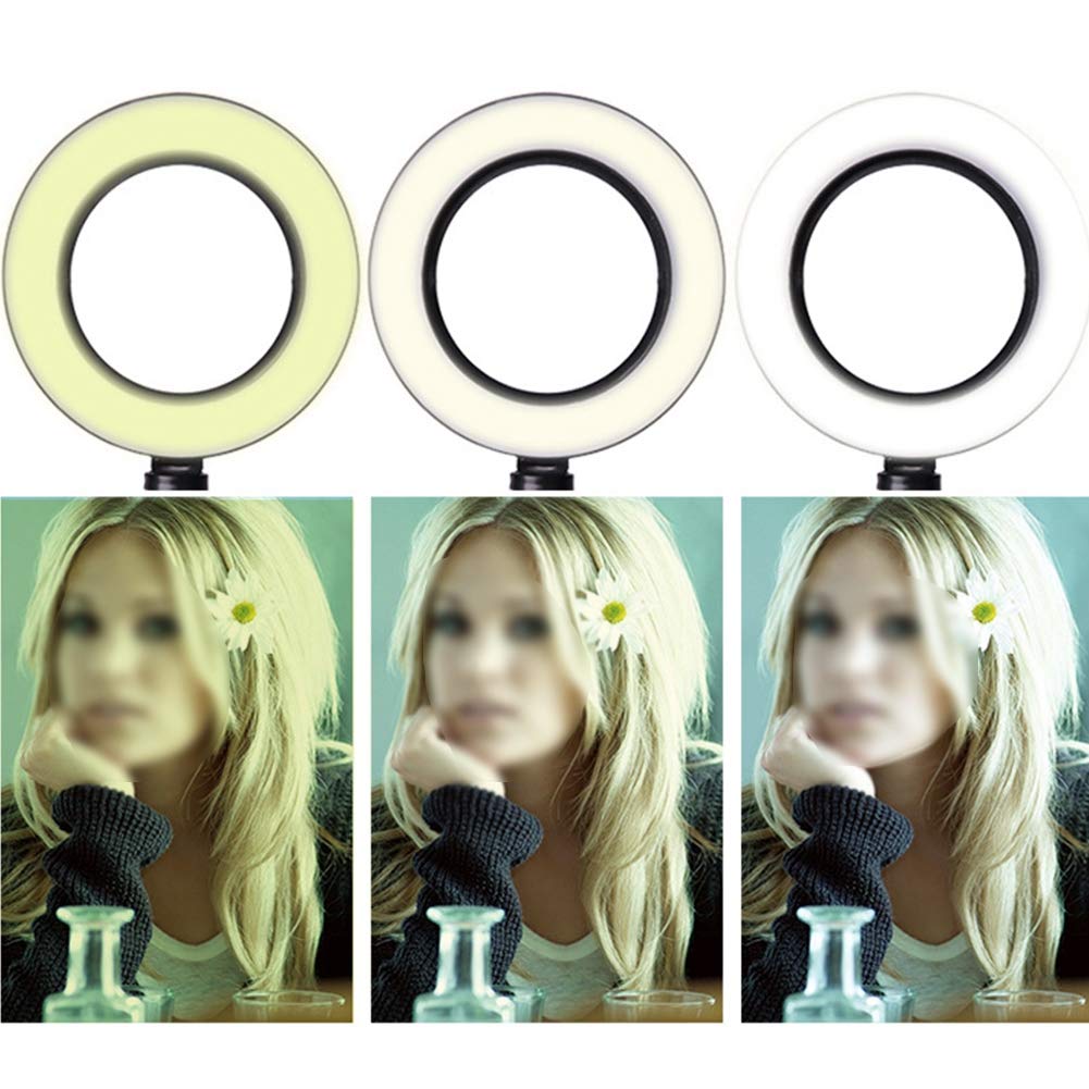 PRAV® LED Video Light with 3 Lighting Modes - Professional Photography Fill Light for YouTube, TikTok & Live Streaming - Perfect for Makeup Artists, Beauty Vloggers & Content Creators