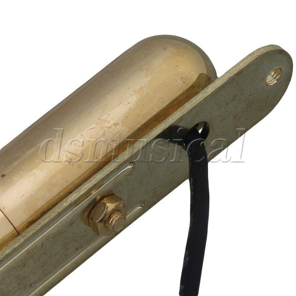 5-Piece Gold Electric Guitar Lipstick Tube Pickup Set with Springs & Mounting Screws - Perfect for DIY Guitar Upgrades & Vintage Tone Enhancement