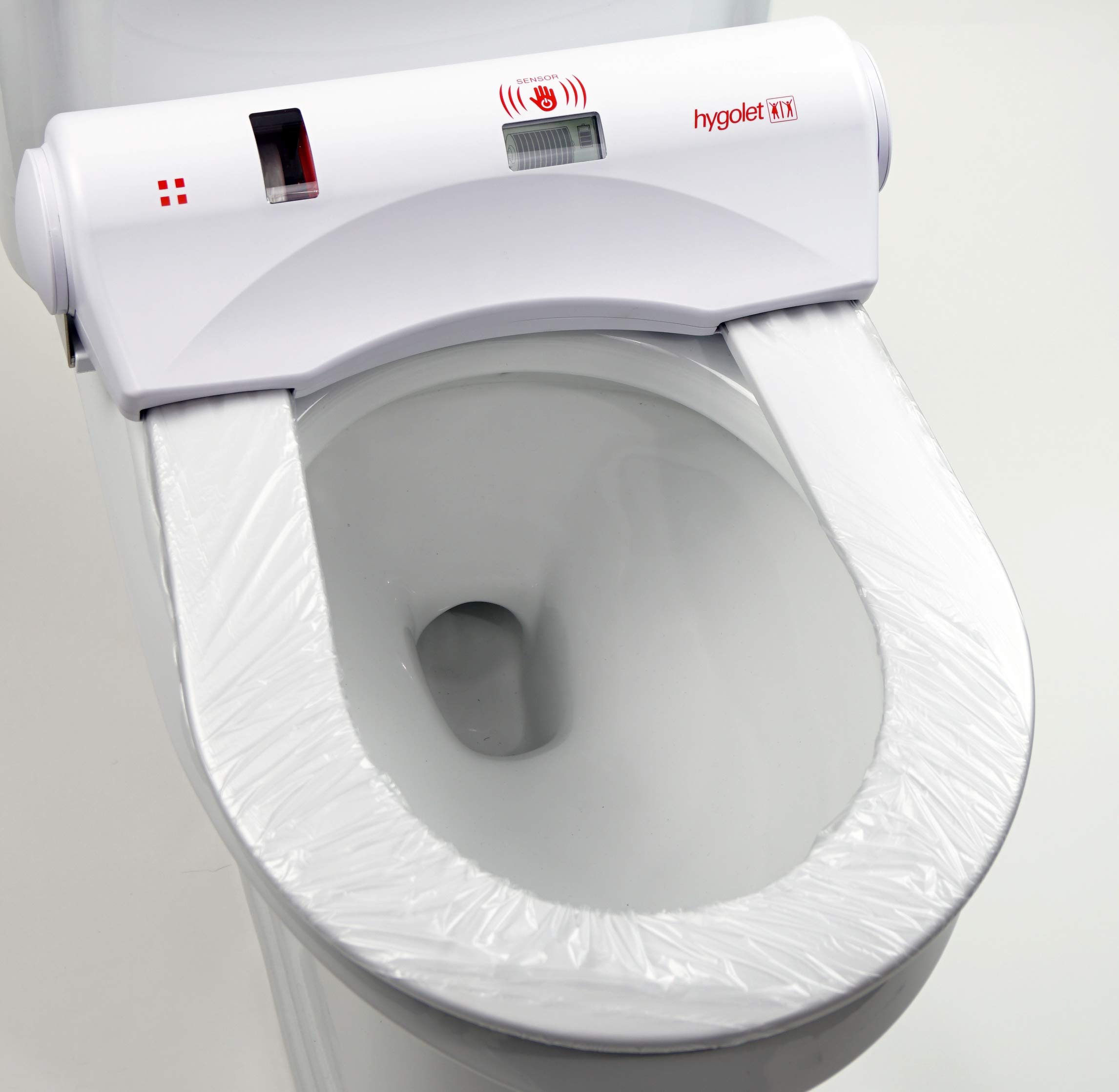 Automatic Toilet Seat Cover S3500 - Hands-Free, Battery-Powered Elongated Toilet Seat for Hygienic Bathroom Experience - Perfect for Homes, Offices, and Public Restrooms