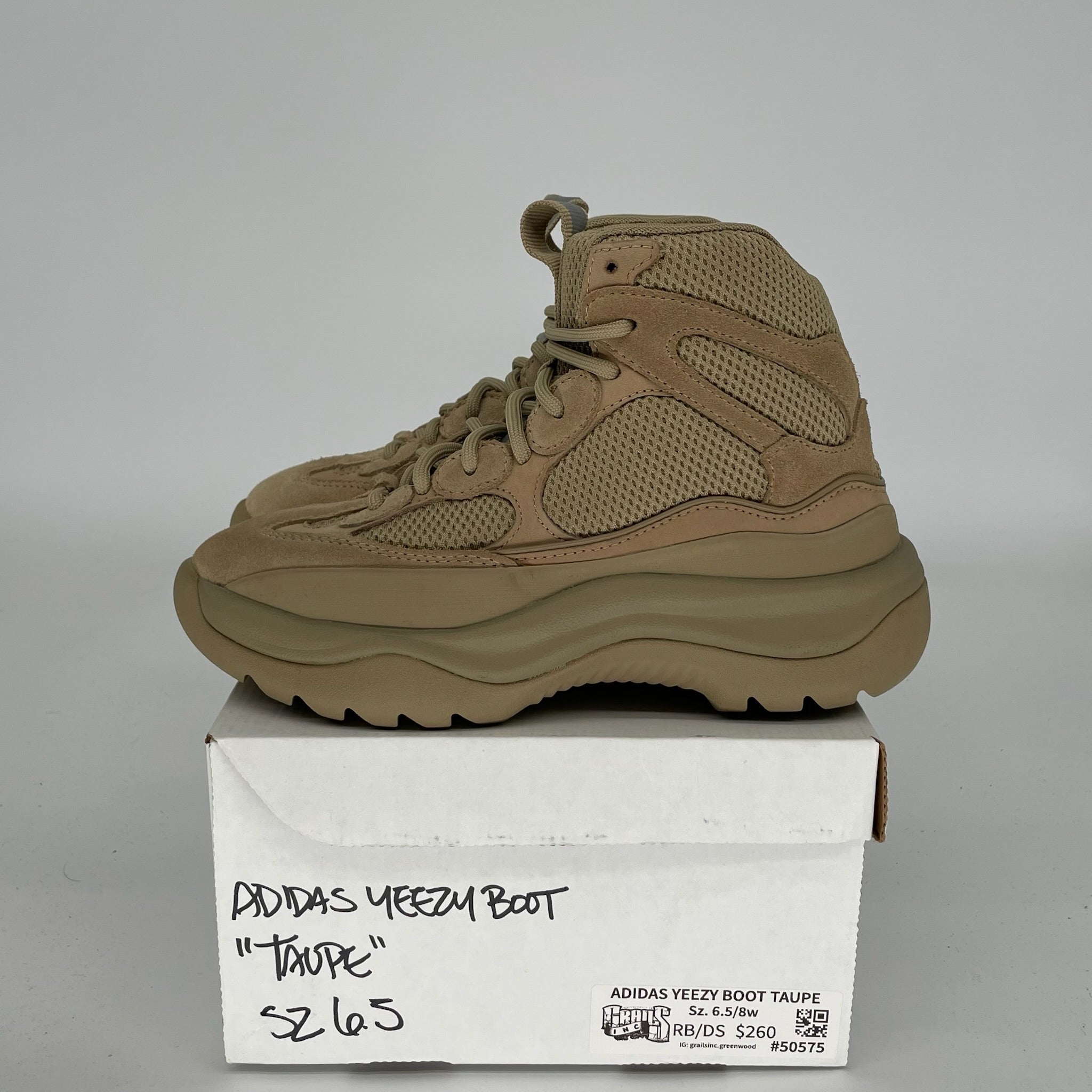 Adidas Yeezy Desert Boot Season 7 Taupe - Men's Size 6.5 (YZ7MF7003 214) | Comfortable & Stylish Outdoor Hiking Boots for Winter Adventures