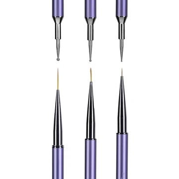 Maytahmi Professional Eyeliner Brush Set - 5 Piece Makeup Brush Kit for Precise Liquid & Gel Liner Application | Perfect for Winged Eyeliner, Smokey Eyes & Everyday Makeup