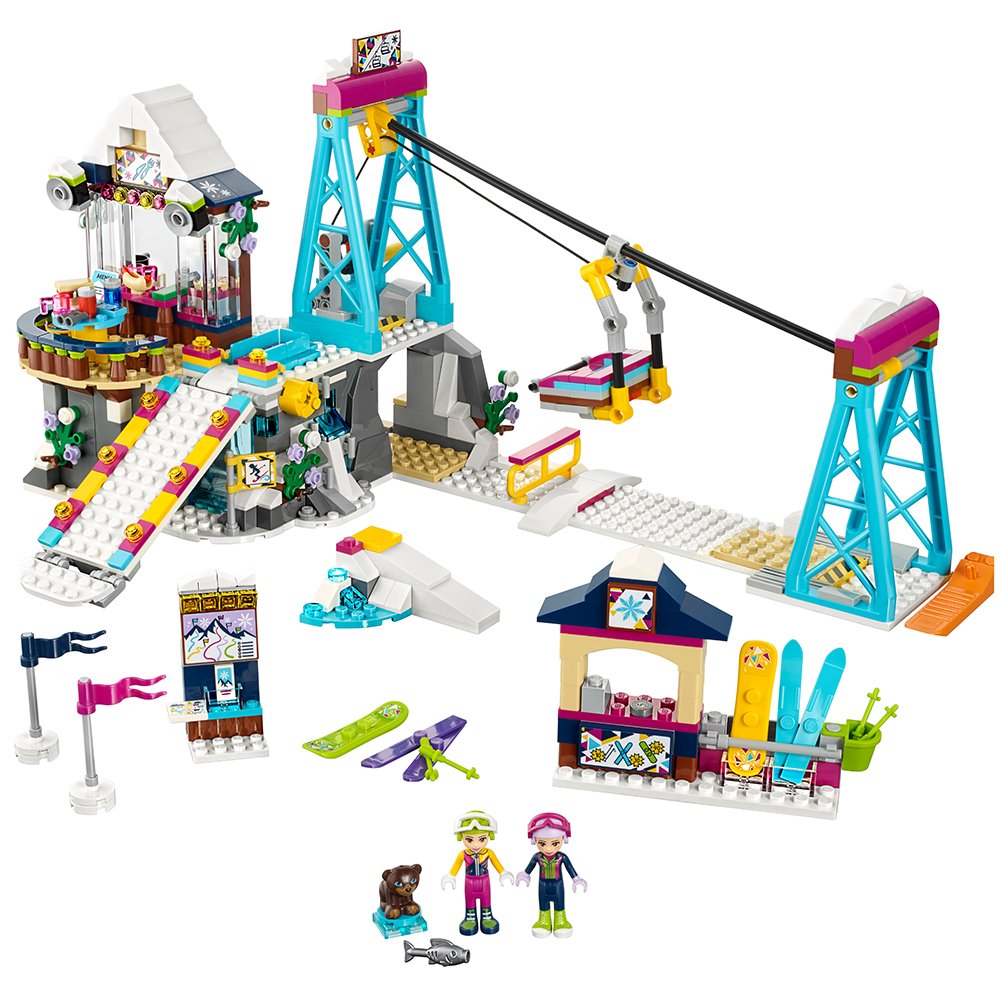 LEGO Friends Snow Resort Ski Lift 41324 Building Kit - 585 Pieces Creative Toy for Kids Ages 7+ - Perfect for Winter Themed Play, Birthday Gifts & Collectible Display