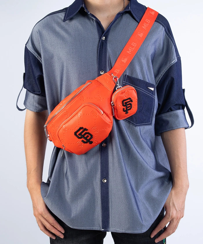 MLB San Francisco Giants Fanny Pack Waist Bag - Adjustable Belt for Men Women - Perfect for Sports, Hiking, Travel & Concerts