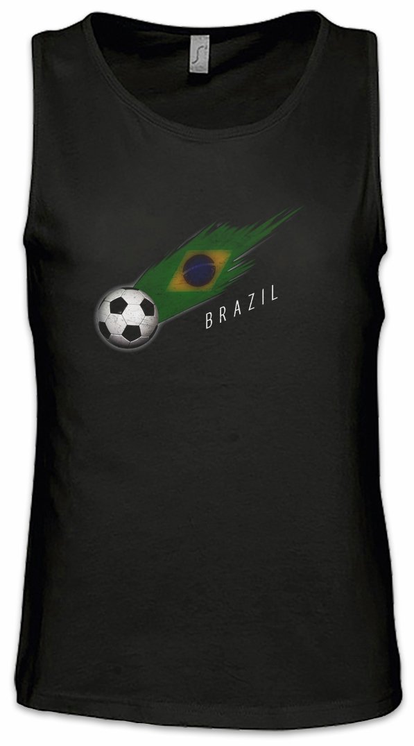 Urban Backwoods Brazil Football Comet Men's Tank Top - Breathable Gym Shirt for Workout & Training - Perfect for Soccer Fans, Streetwear & Summer Fashion
