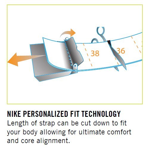 Nike Men's Swoosh Web Belt - Adjustable Nylon Strap with Iconic Logo - Perfect for Casual Wear, Gym & Travel Accessories