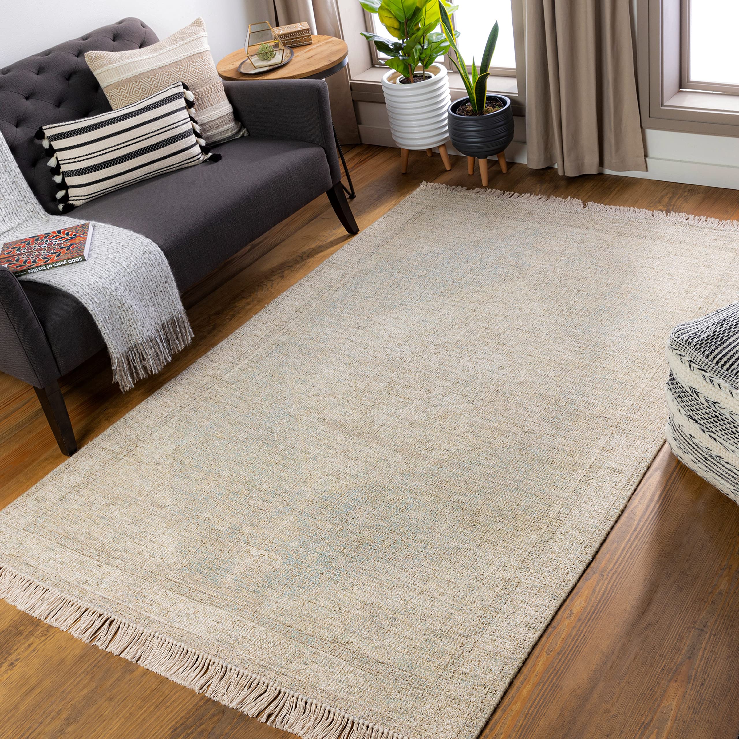 Mark&Day 2x3 Noorddorp Traditional Dark Brown Area Rug - Soft Brown Cream Gray Carpet for Living Room, Bedroom, Kitchen - Perfect for Home Decor & Cozy Spaces (2' x 3')