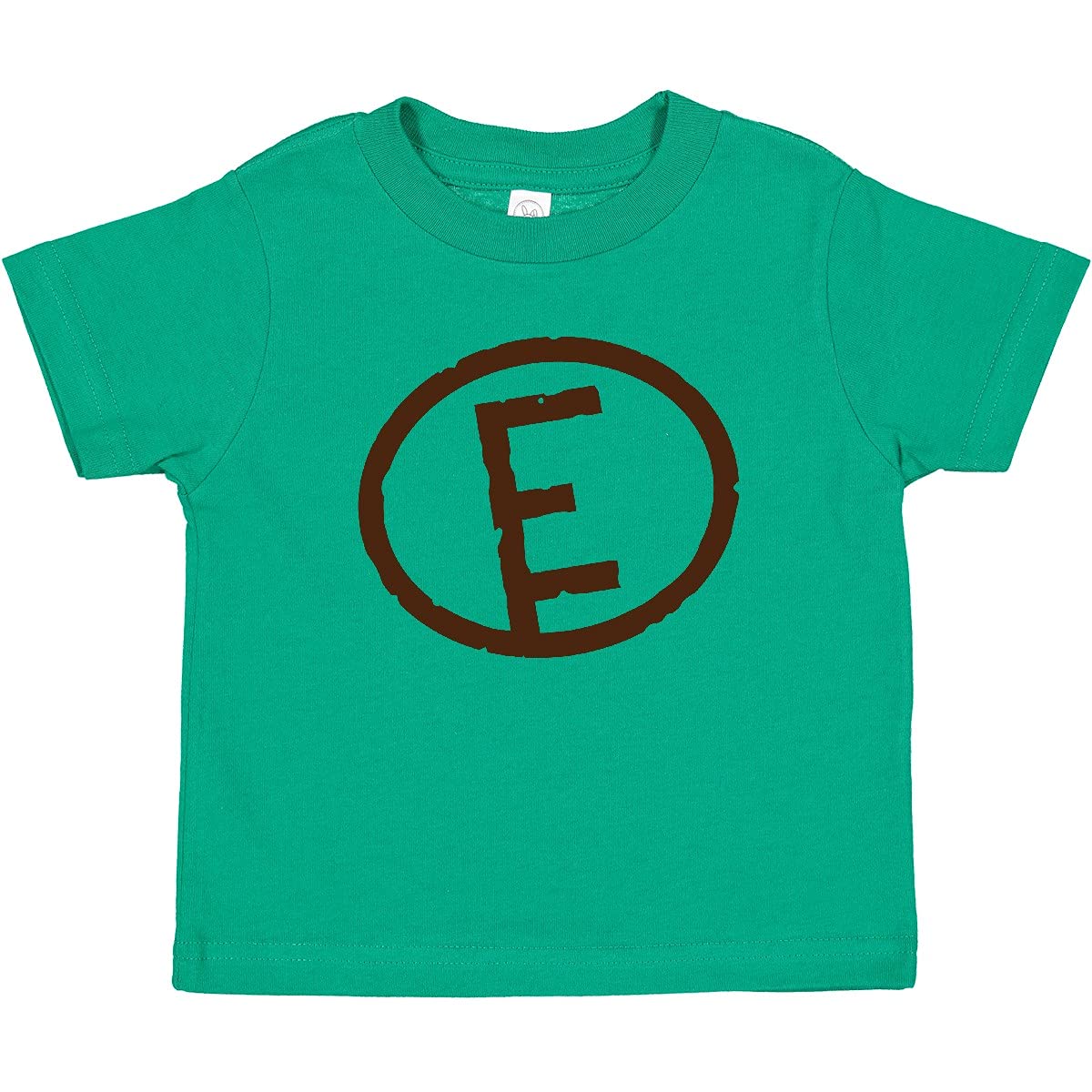 Inktastic Custom Monogram Letter E Baby T-Shirt - Soft Cotton Personalized Infant Tee for Boys & Girls - Perfect for Family Photos, Birthday Gifts & Everyday Outfits
