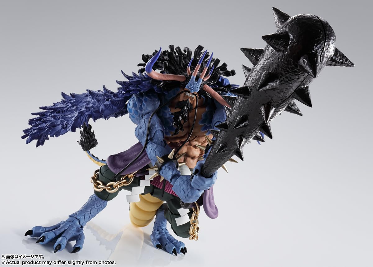 Bandai Spirits One Piece S.H. Figuarts Kaido Beast King Figure (25cm) - Anime Collectible for Display & Action Scenes