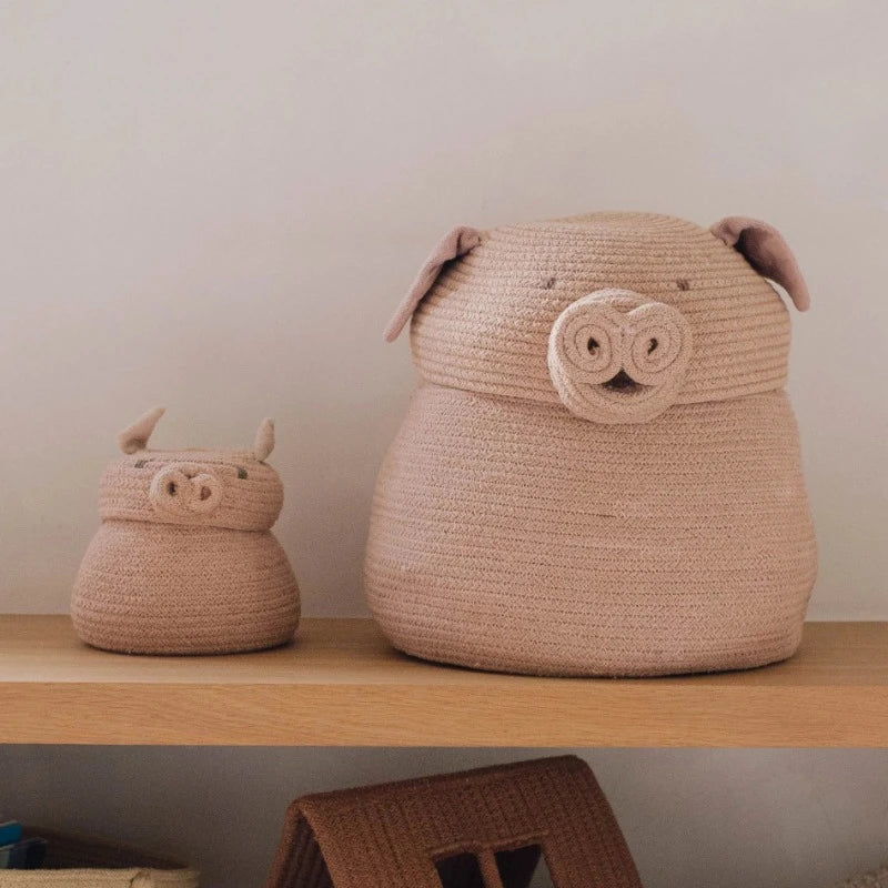 Stylish Decorative Animal Baskets for Home Storage & Organization - Perfect for Nursery, Bathroom, and Living Room Decor