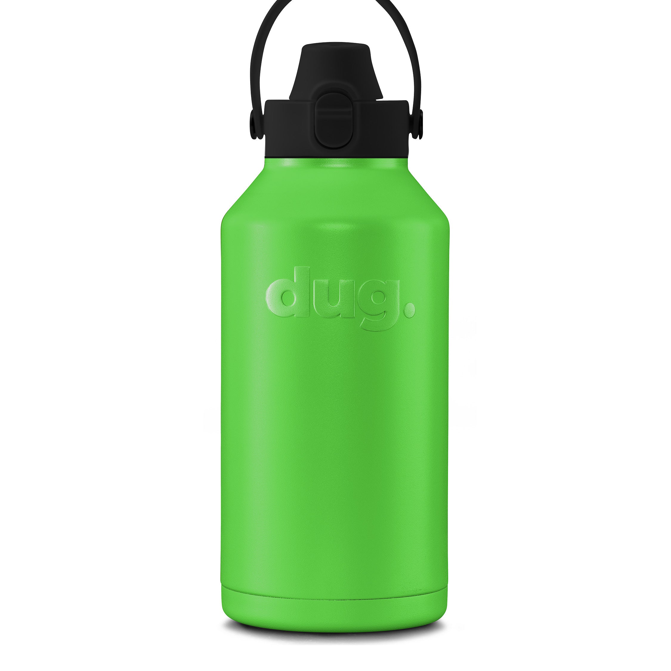 Black Flip Top Lid Water Bottle - Leak-Proof & Straw-Free Design for Gym, Hiking, and Outdoor Activities
