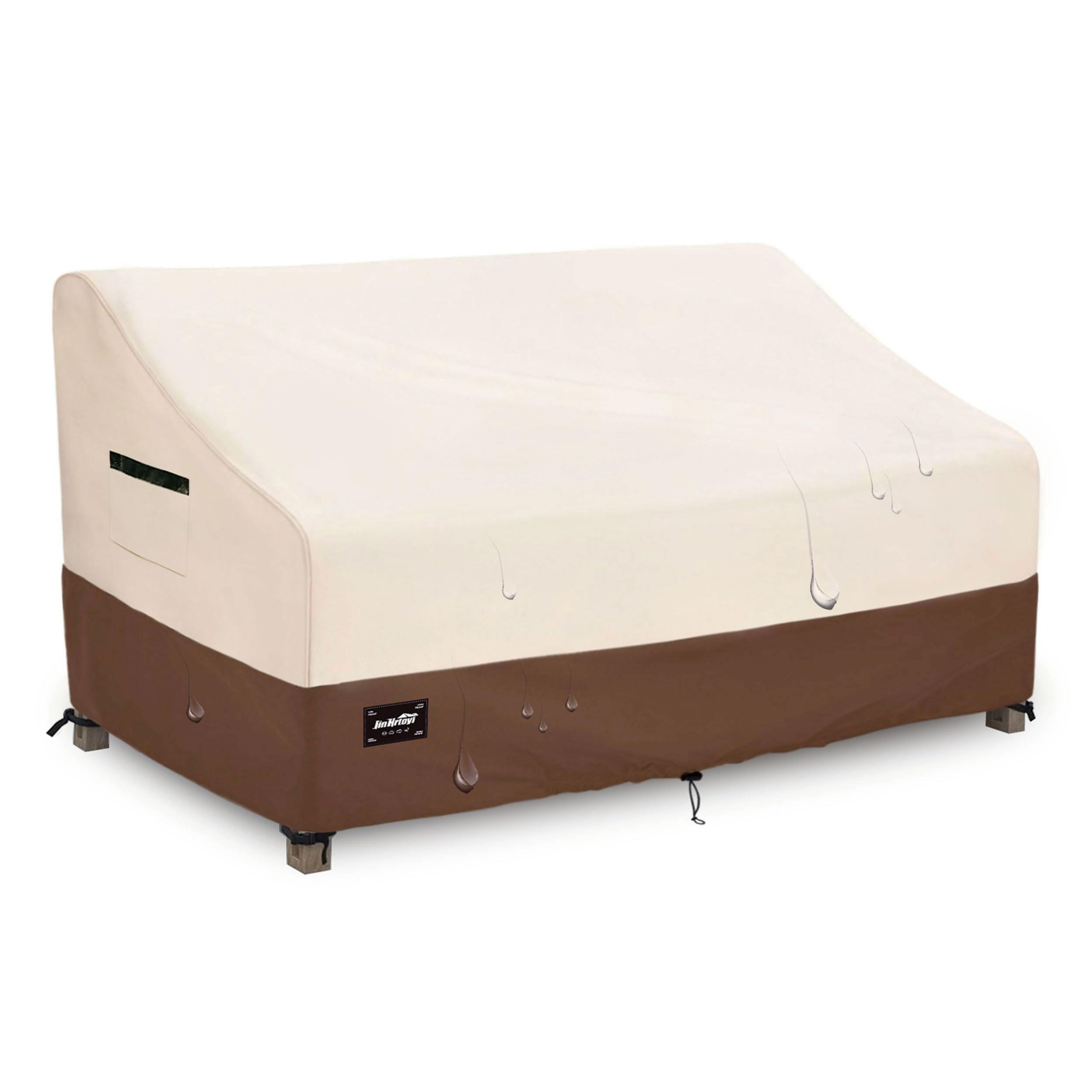 2-Seater Outdoor Couch Cover 58
