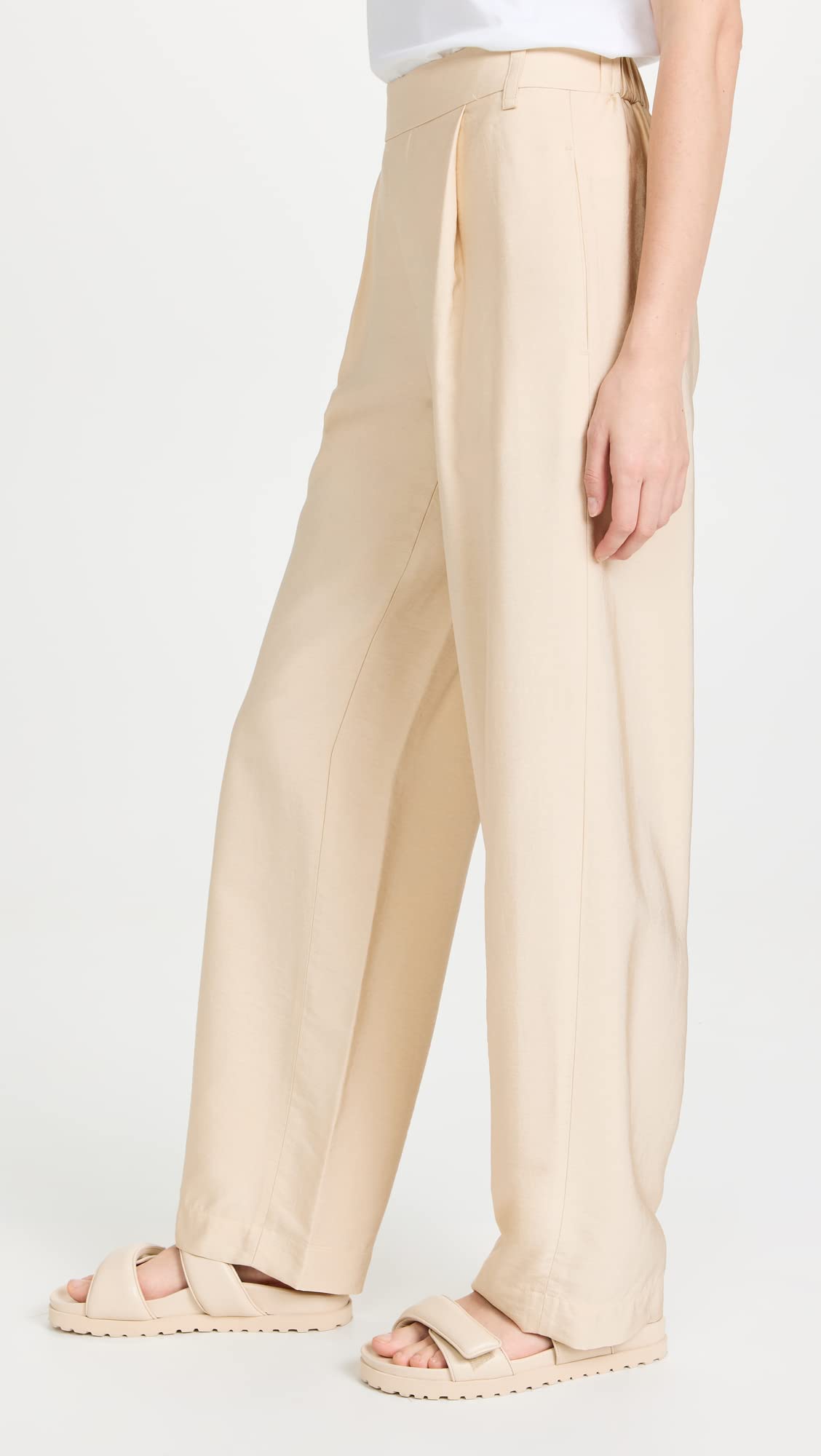 Vince Women's Straight Leg Pull On Pants - Comfortable Stretch Trousers for Work, Office & Casual Wear | Premium Pull-On Pants for Women
