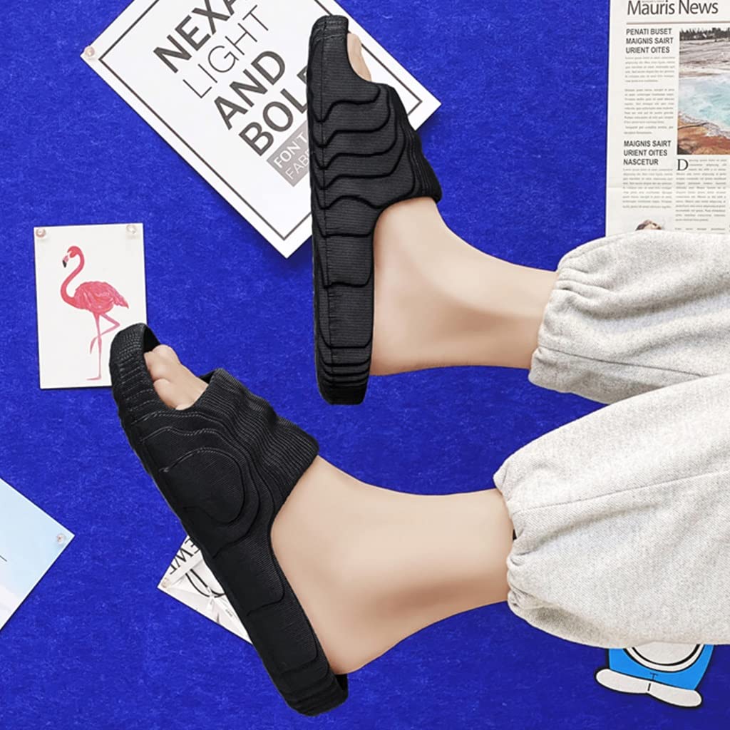 **Men's & Women's Non-Slip Indoor Slippers - Breathable Summer Cloud Slides for Shower, Bathroom & Home - Lightweight Rubber Sole House Shoes for Casual Comfort**    *(Perfect for Relaxing at Home, Spa Days, or Quick Trips to the Pool!)*