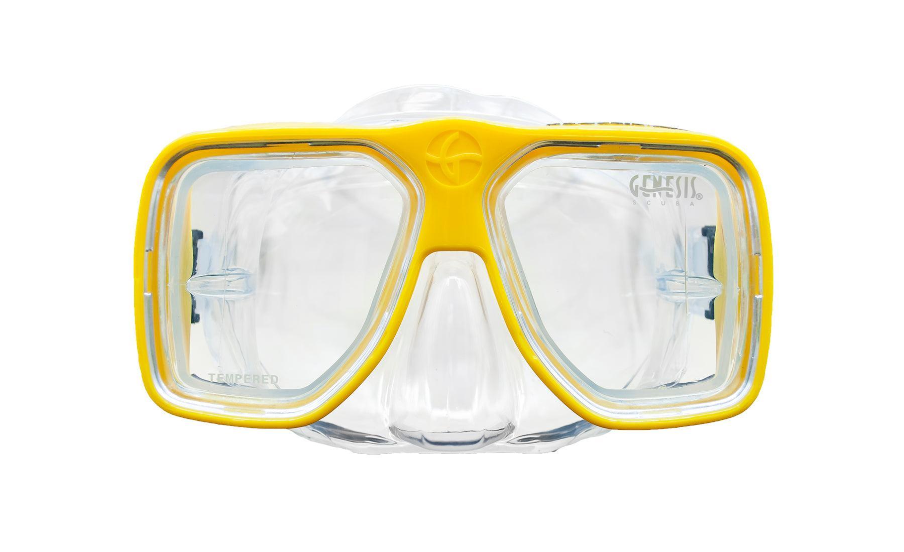 Genesis RX Mask - Premium Scuba & Snorkeling Mask for Adults - Comfortable Anti-Fog Diving Gear for Ocean Swimming & Underwater Exploration