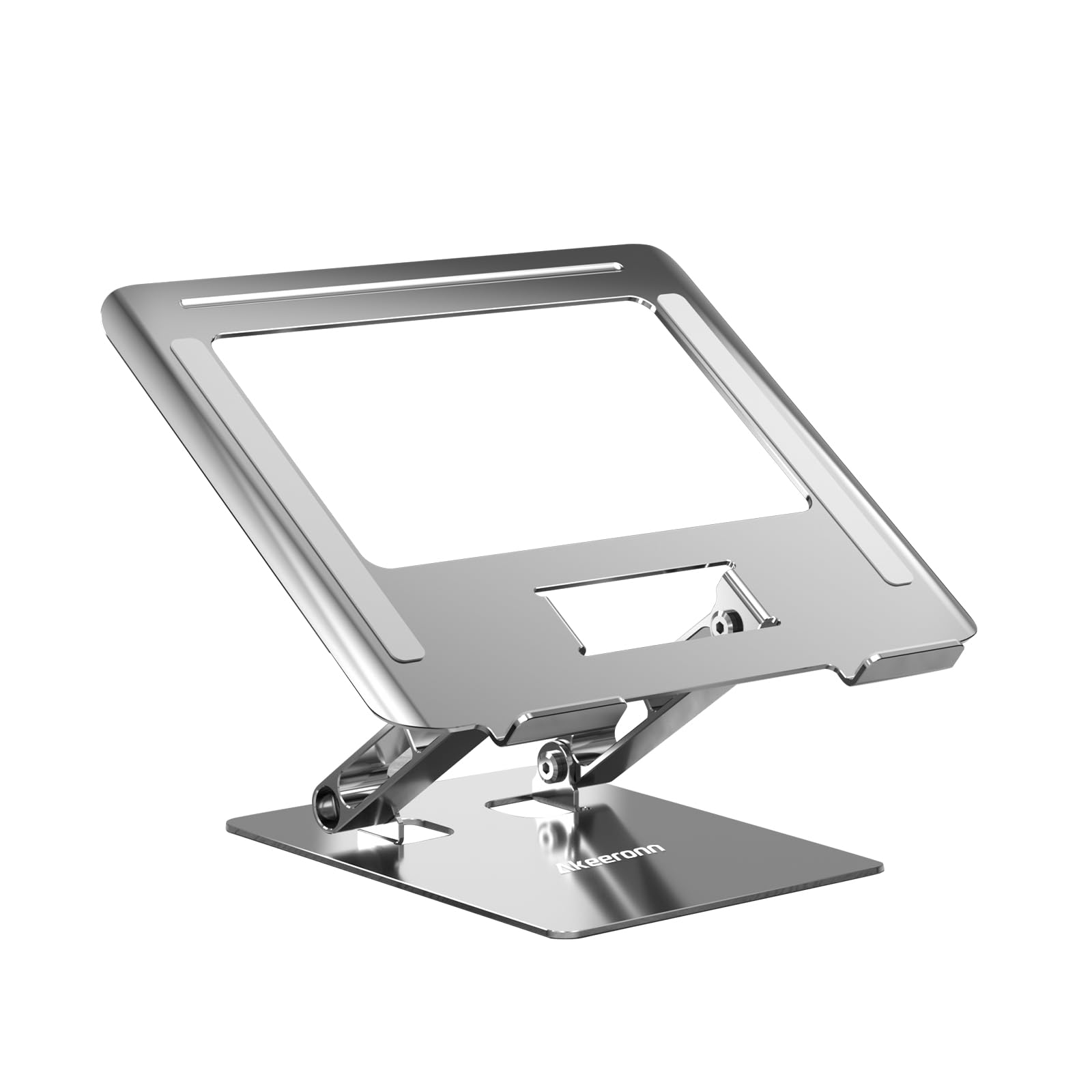 Ergonomic Adjustable Laptop Stand for Desk - Foldable & 360° Rotating Computer Stand Holder for MacBook Air Pro, 10-17.3 Inch Laptops | Perfect for Home Office, Gaming & Workspace Setup