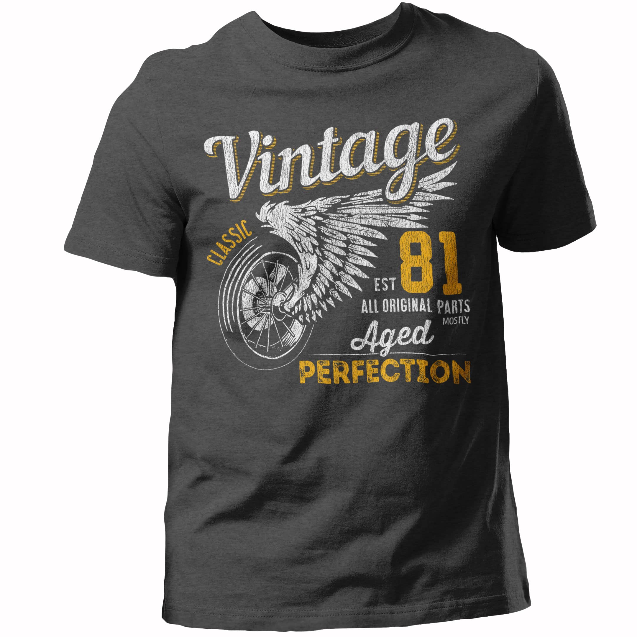 1980 Vintage Birthday Tshirt for Men - 40th Birthday Gift Idea - Perfect for Birthday Parties & Celebrations