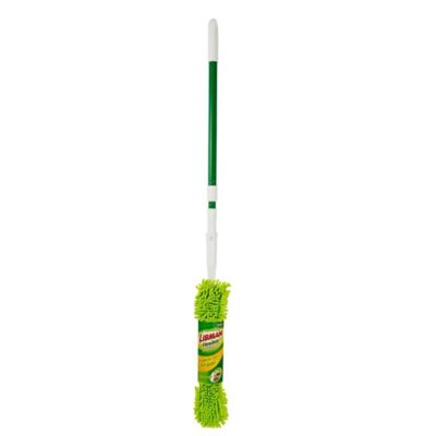 Libman Flexible Microfiber Duster with 7-Foot Extension Pole - Lightweight Dusting Tool for Ceiling Fans, Blinds & Hard-to-Reach Areas - Home Cleaning Supplies