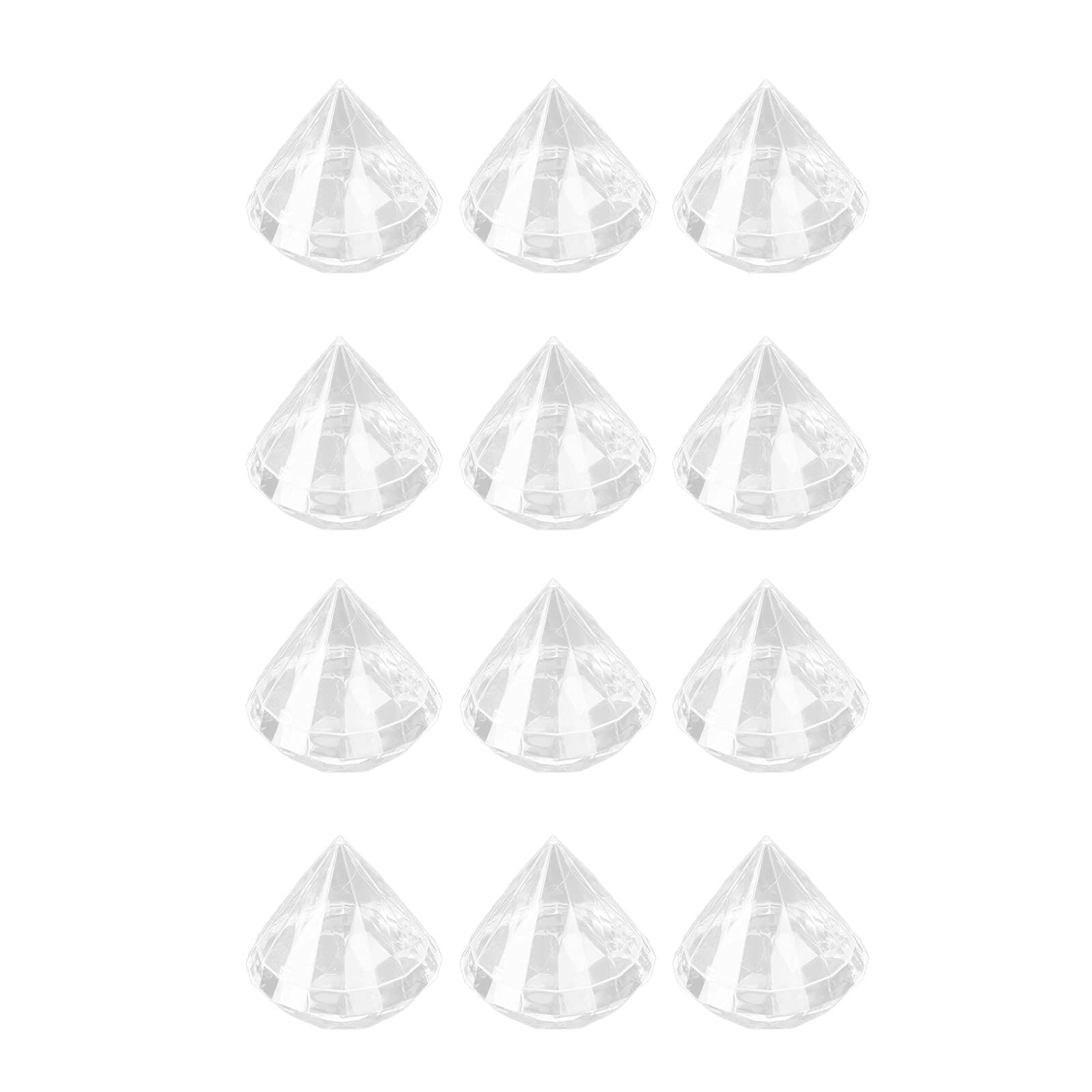 Clear Plastic Candy Jars with Lids - Bulk Set of Transparent Decorative Containers for Candy Buffet, Spices, Small Jewelry Storage - Perfect for Parties, Weddings & Home Organization