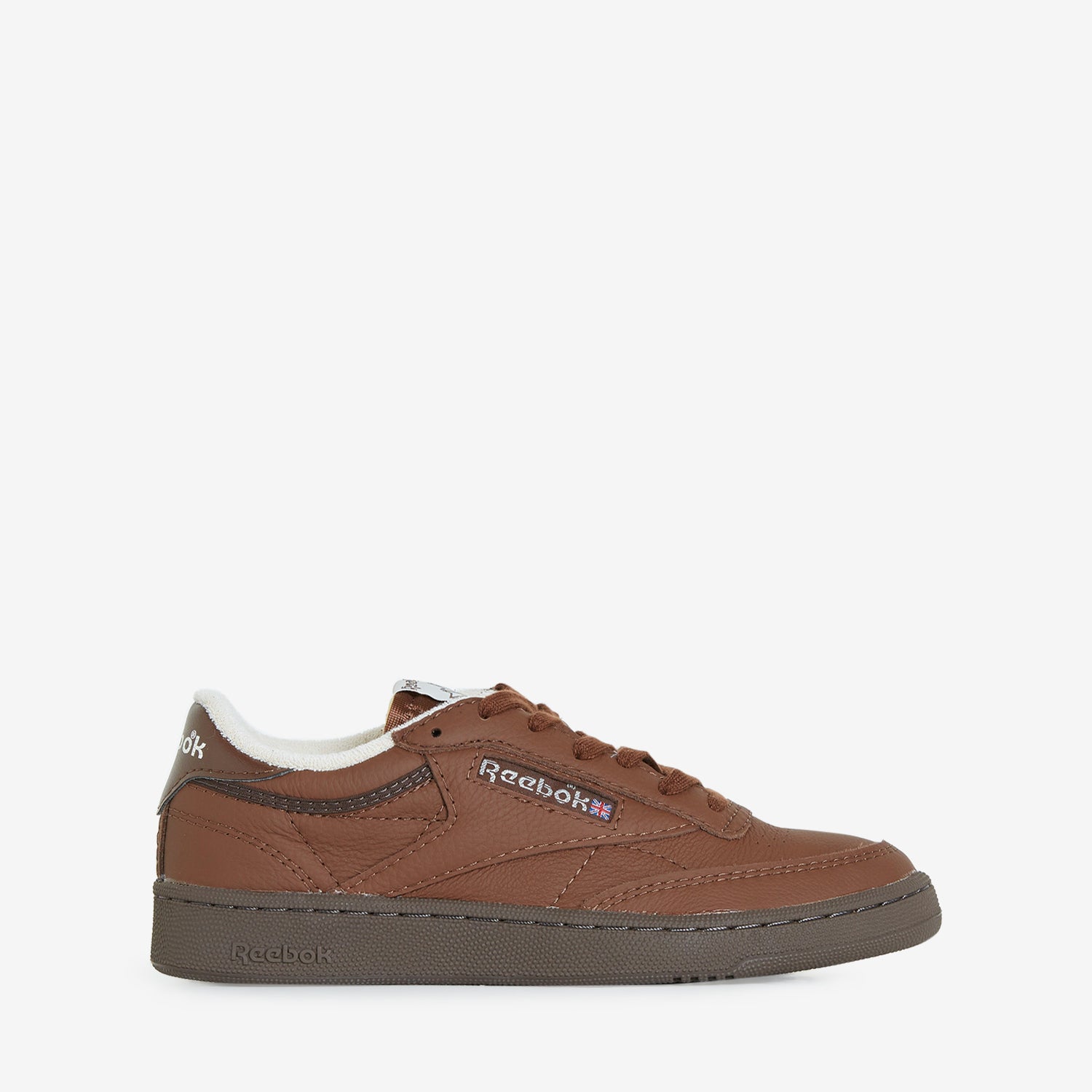 Reebok Club C 85 Vintage Sneakers in Brush Brown & Dark Brown | Classic Retro Tennis Shoes for Men & Women | Perfect for Casual Wear, Gym & Street Style
