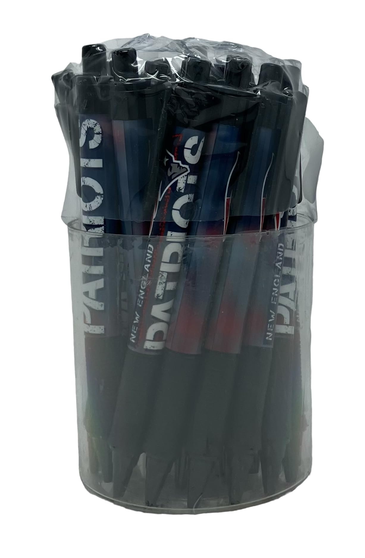 NFL New England Patriots 24-Pack Retractable Click Pens - Bulk Party Favors, Office Supplies & Stocking Stuffers for Football Fans