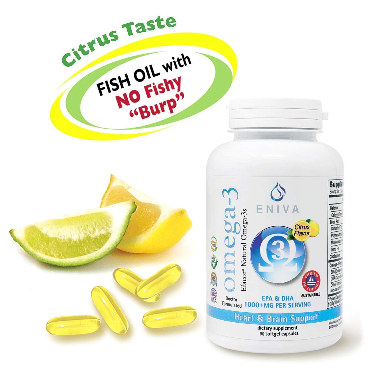 Premium Resveratrol Liquid Supplement (32oz) & Omega-3 Fish Oil Capsules (60ct) - Antioxidant Support & Heart Health for Adults - Daily Wellness & Immune Boost