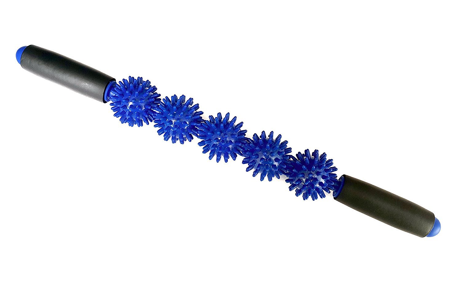 Therapist's Choice® Muscle Roller Stick 3000 - 5 Spiky Balls Massage Tool with Ergonomic Padded Grip for Deep Tissue Relief | Perfect for Athletes, Post-Workout Recovery & Pain Management