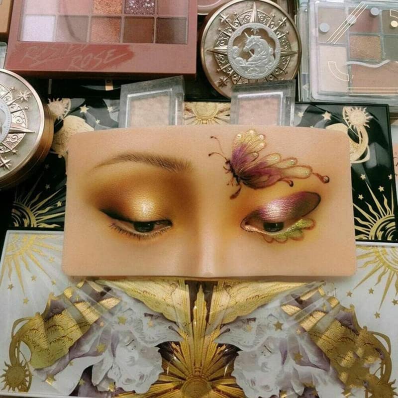 1PC Silicone Face & Eye Makeup Practice Board - Perfect Makeup Training Aid for Beginners & Professionals | Ideal for Beauty Schools, Home Practice & Professional Makeup Artist Training