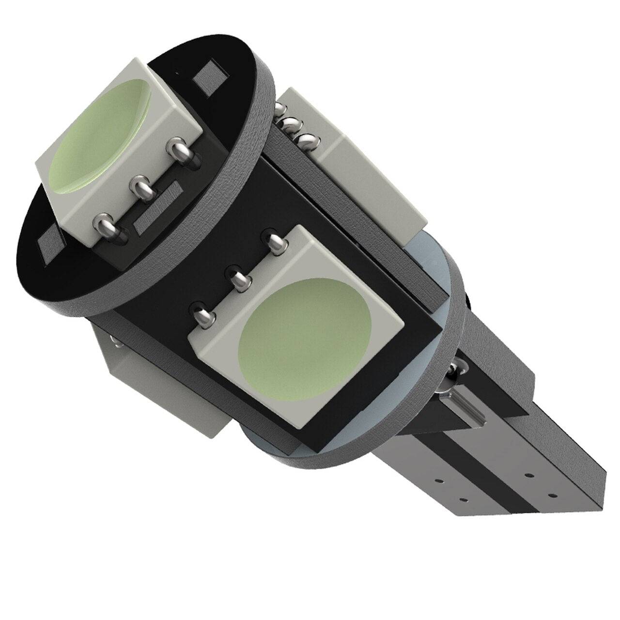 5 SMD T10 Canbus LED Bulb 2 Pack - White Error Free Car Interior Lights for Dome, Map, License Plate & Dashboard - Super Bright 194 168 W5W LED Bulbs