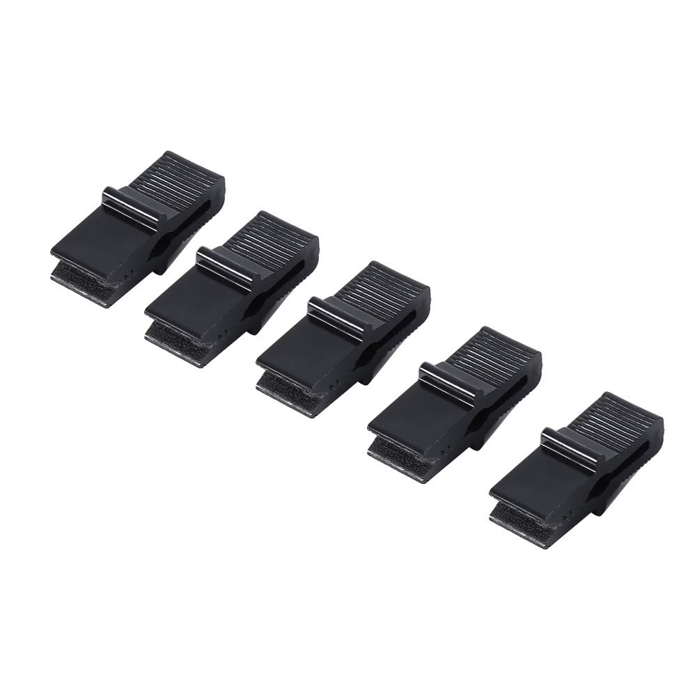 Fockety Greenhouse Film Clips - 1 x 0.4 Inch UV Resistant Plastic Film Clamps for Greenhouse Netting & Covering - Durable Sunlight & Rainproof Clips for Secure Greenhouse Film Attachment - Perfect for Gardening, Plant Protection & Greenhouse Maintenance