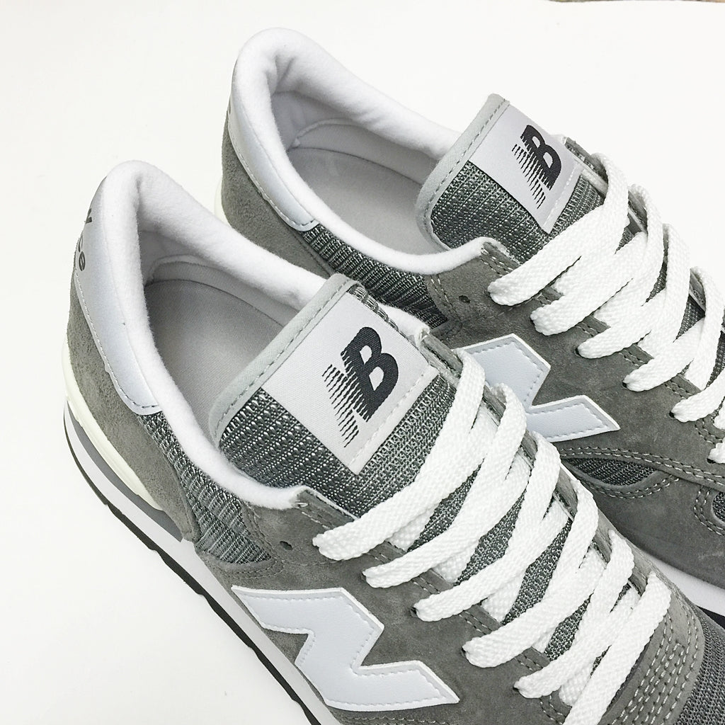New Balance M990GR1 Grey Men's Running Shoes - Made in USA - Durable & Comfortable for Jogging, Walking & Gym Workouts