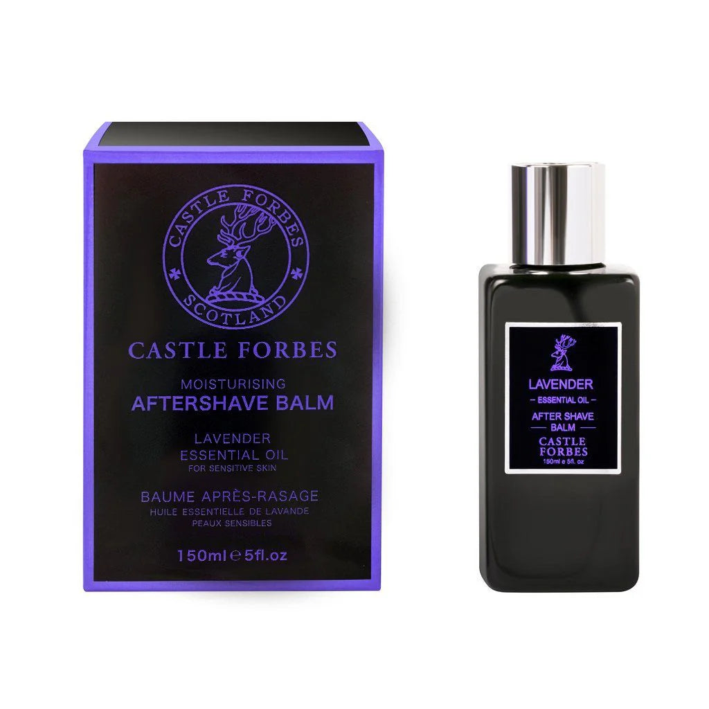 Castle Forbes Lavender Aftershave Balm for Men - Soothing Post-Shave Moisturizer with Natural Ingredients | Perfect for Sensitive Skin & Daily Grooming Routine