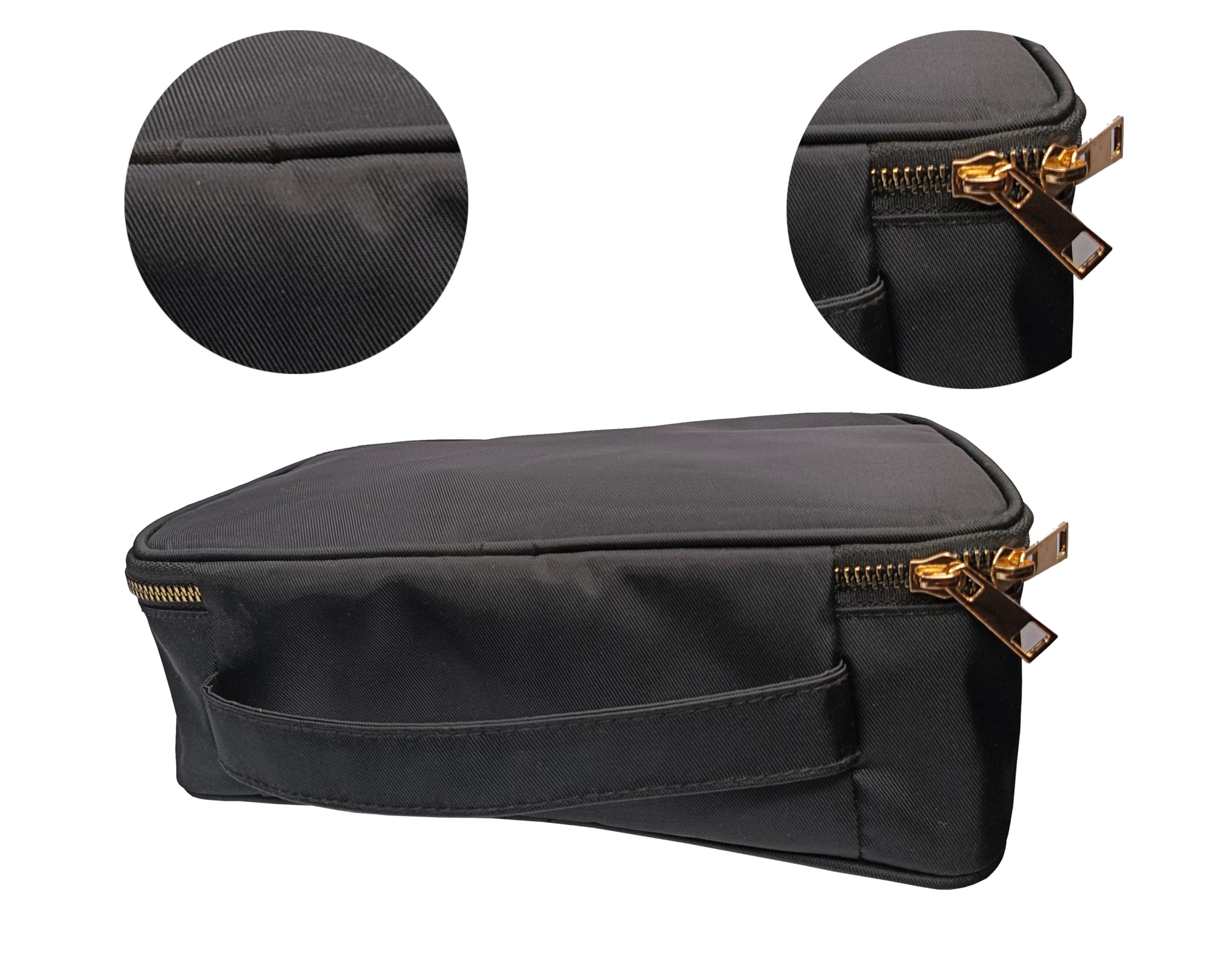 Kartbrink Makeup Bag for Women - Waterproof Travel Cosmetic Organizer with Multiple Pockets, Stylish Toiletry Bag for Beauty Accessories | Perfect for Travel, Gym, and Daily Use