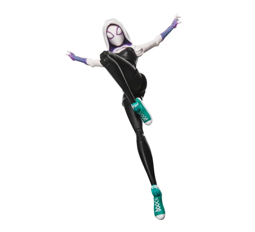Marvel Legends Spider-Man: Across the Spider-Verse Spider Gwen Action Figure - Collectible Toy for Marvel Fans & Movie Lovers | Perfect for Display, Gifts, and Cosplay Accessories