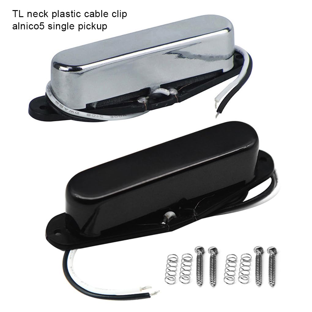 10 Pack Single Coil Guitar Pickups for Electric Guitar with Wires, Professional Music Instrument Upgrade, Silver Modified - Perfect for Recording, Live Performances & DIY Guitar Mods