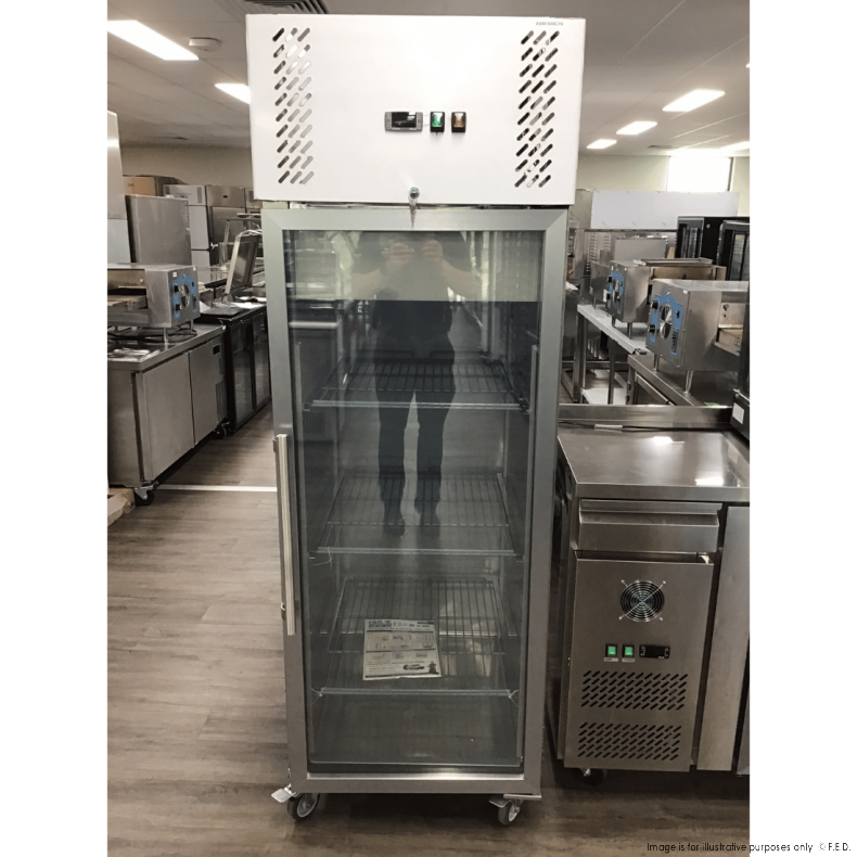 2NDs: Frigidaire XURF600G1V Upright Freezer with Full Glass Door - 600L Capacity, Energy Efficient for Home, Restaurant & Commercial Use