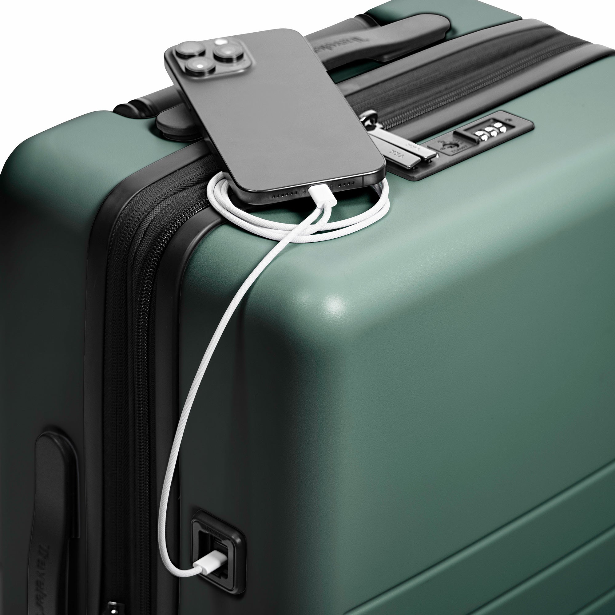 Markham Carry On Luggage - Lightweight Durable Suitcase for Travel, Business Trips & Weekend Getaways | TSA Approved & Spinner Wheels
