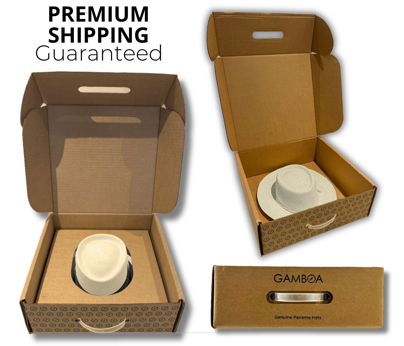 Gamboa Original Panama Hat for Men & Women – UPF50+ UV Protection Borsalino Straw Summer Hat – Perfect for Beach, Travel & Outdoor Activities
