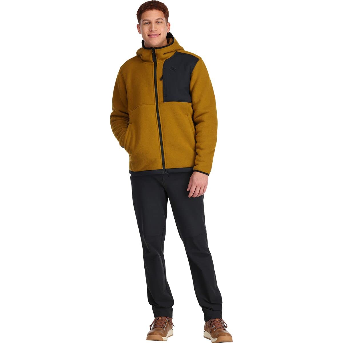 Outdoor Research Juneau Fleece Hoodie for Men - Lightweight Warm Winter Jacket with Hood for Hiking, Camping & Outdoor Adventures