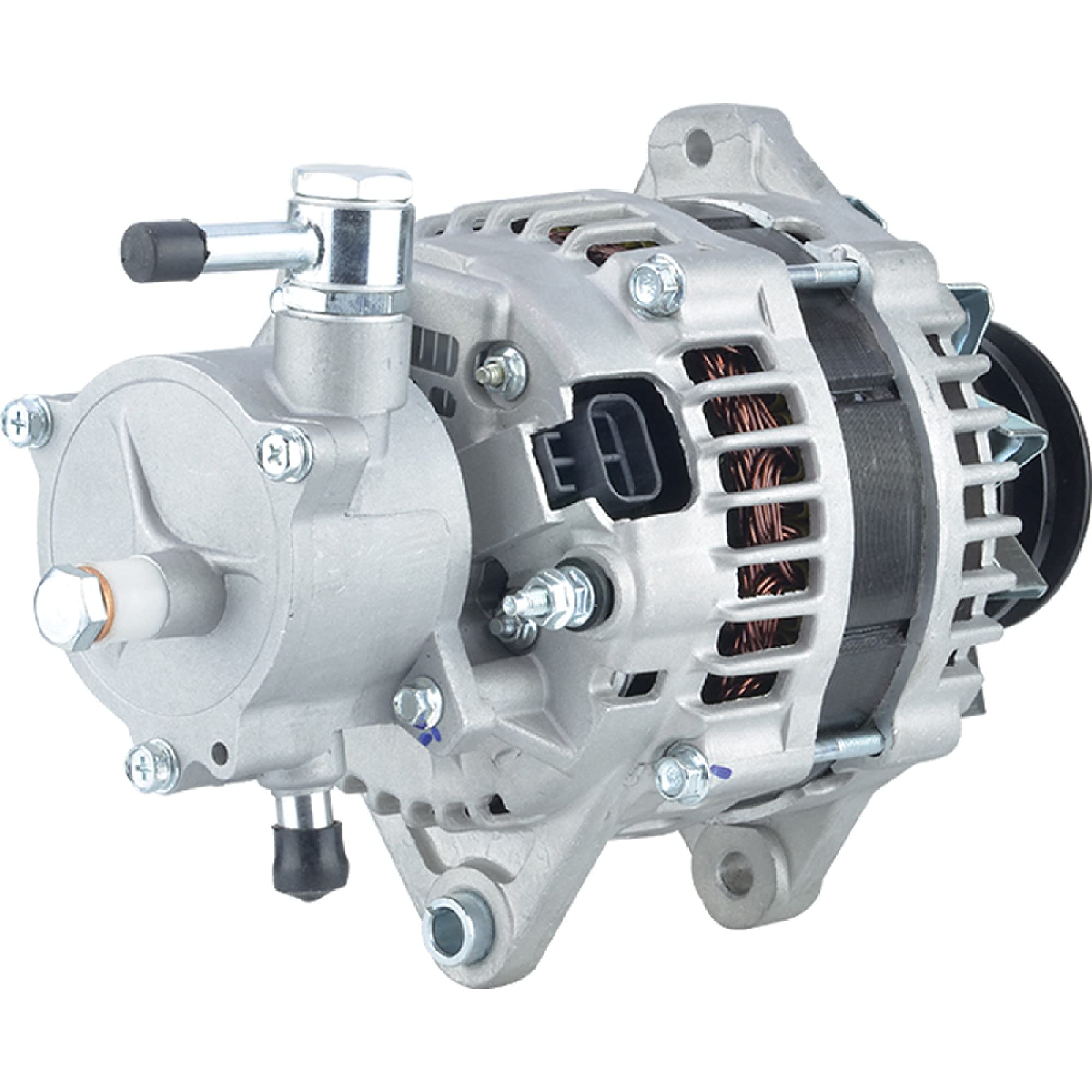 DB Electrical ROTA0201 24V 80A Alternator Replacement for Isuzu 4HF1 Engine - Compatible with LR280-501, LR280-506, LR280-508 - Internal Fan & Regulator - Perfect for Heavy-Duty Trucks & Commercial Vehicles