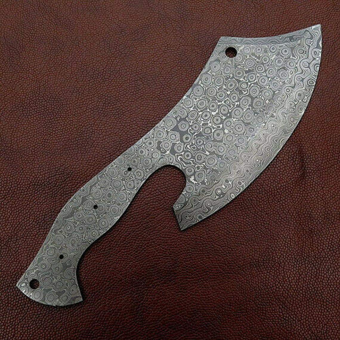 Handmade Damascus Steel Chef Cleaver - 10