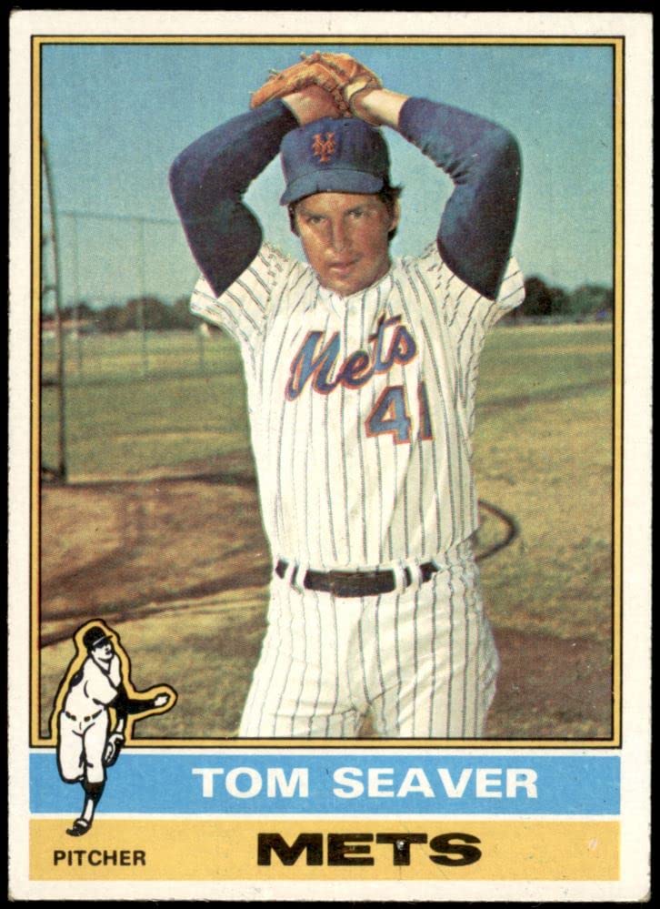 1976 Topps #600 Tom Seaver New York Mets Baseball Card - VG Condition - Vintage MLB Collectible for Sports Memorabilia & Fan Display