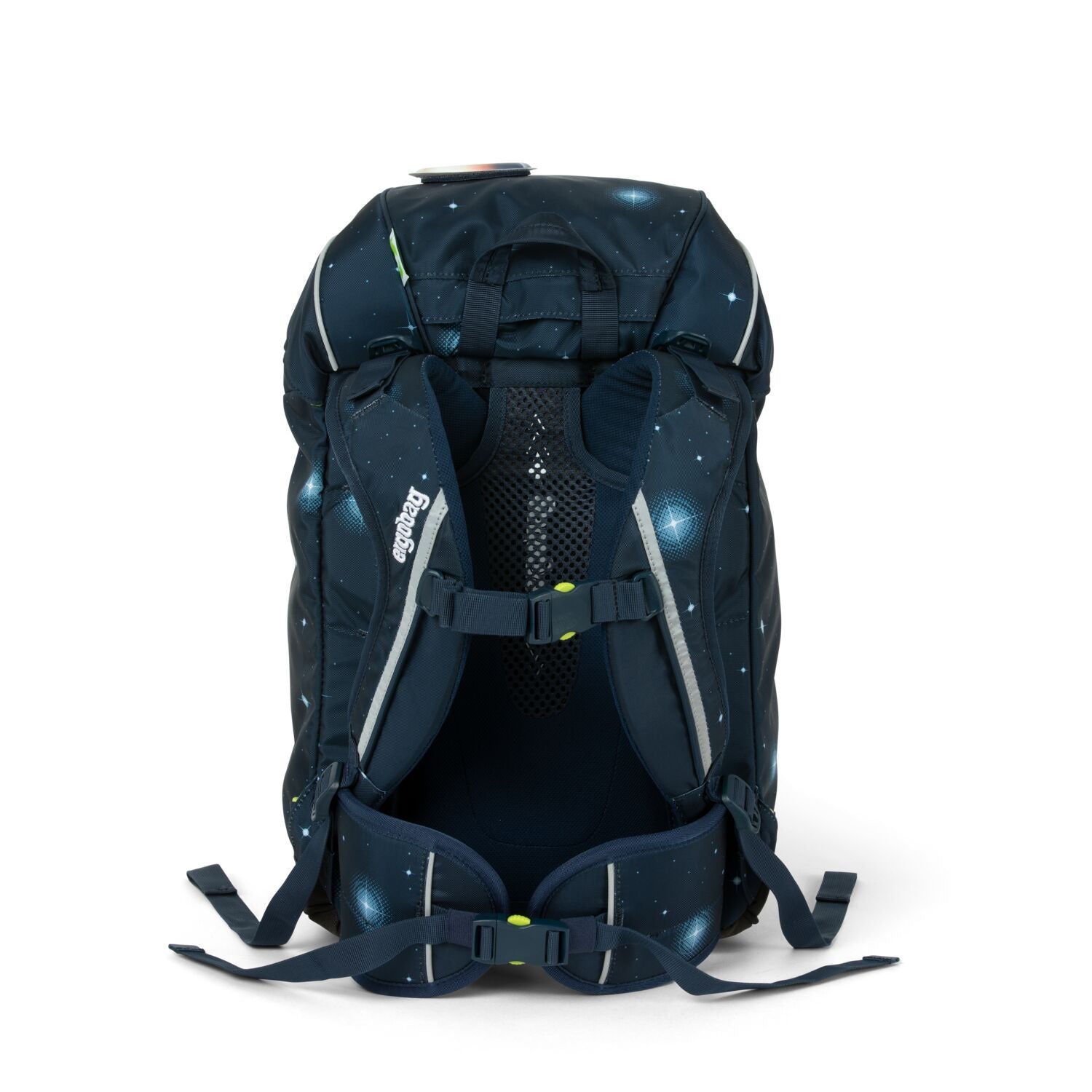 Ergobag Prime School Backpack - AtmosBear Galaxy Edition | Lightweight & Durable Kids Bookbag for School, Travel & Daily Use