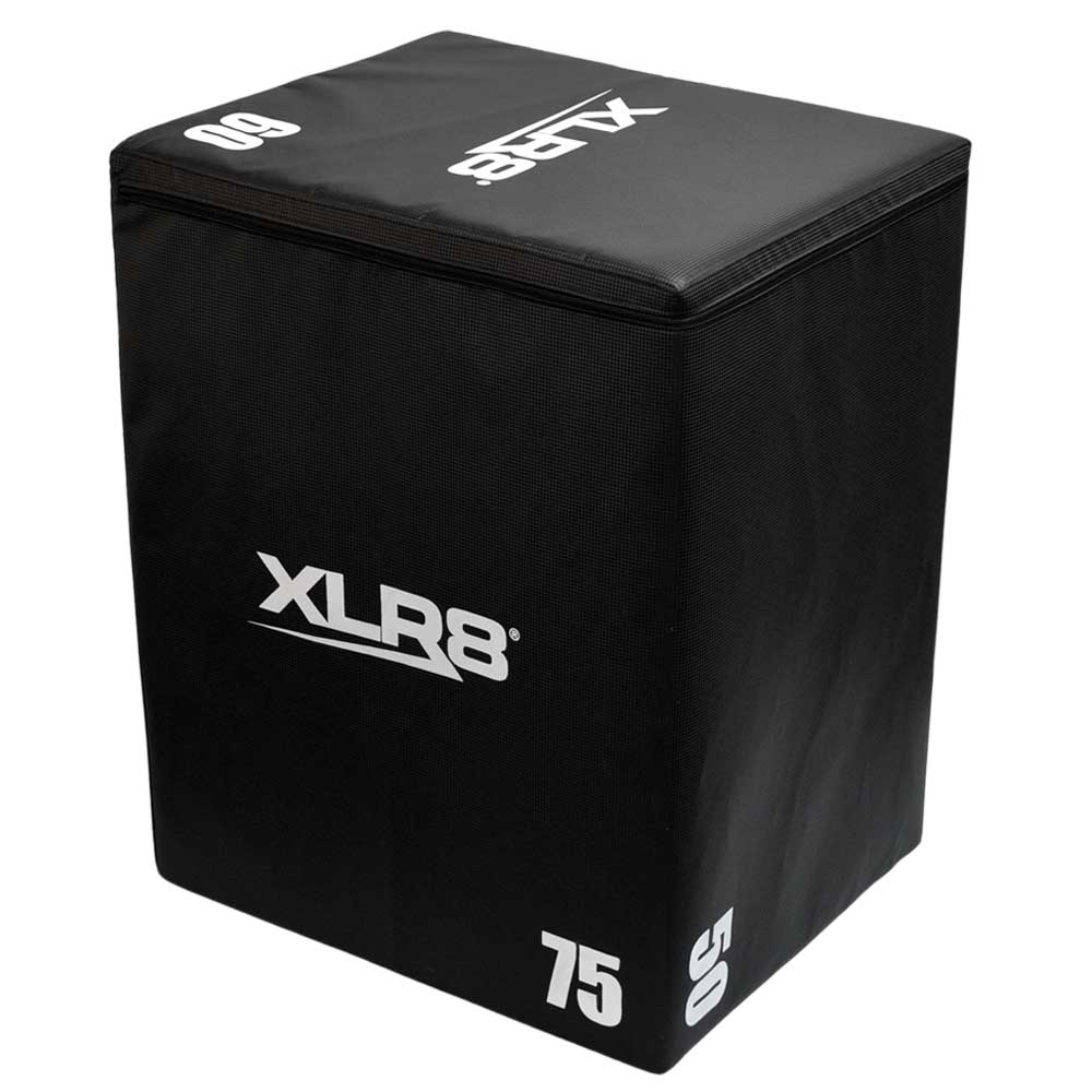 XLR8 3-in-1 Soft Plyo Box - Adjustable Jump Box for CrossFit, Home Gym & Functional Training - Perfect for Plyometrics, Step-Ups & Box Jumps