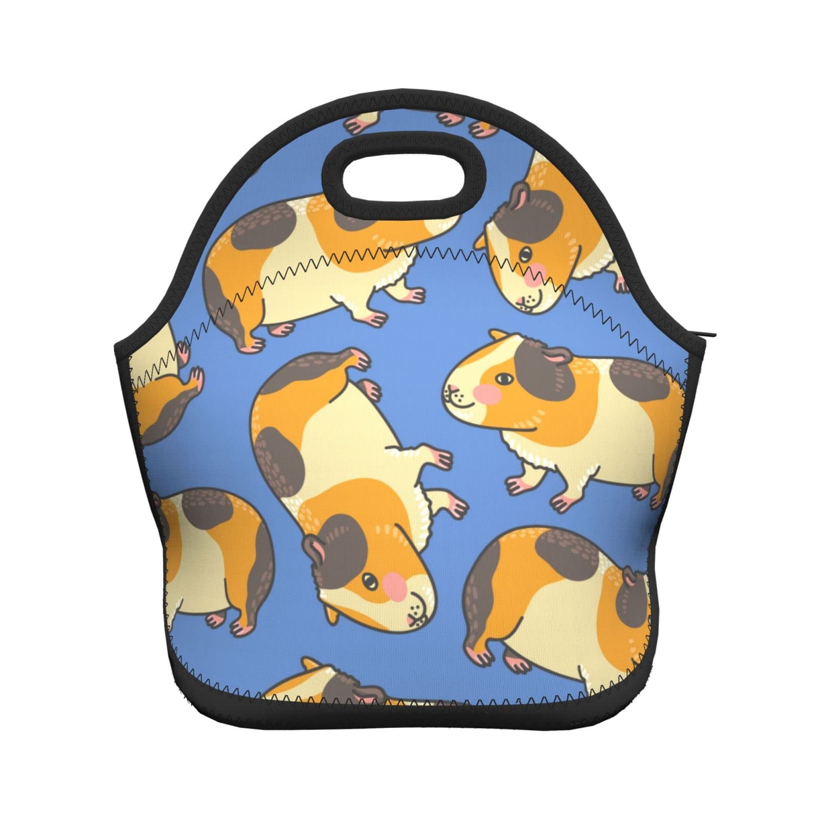 Insulated Guinea Pig Lunch Bag Tote for Women & Men - Cute Animal Lunch Box Container for Work, School, Picnics & Outdoor Activities