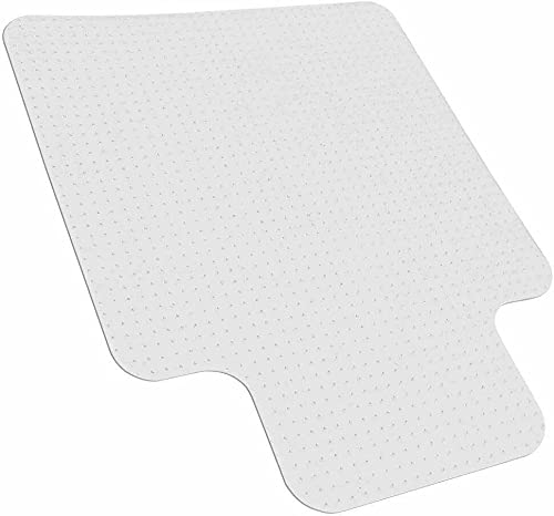 ANTY 36x48 Clear PVC Heavy Duty Office Chair Mat with Lip for Carpet - Durable Floor Protector for Computer Desk, Home Office & Kitchen Use