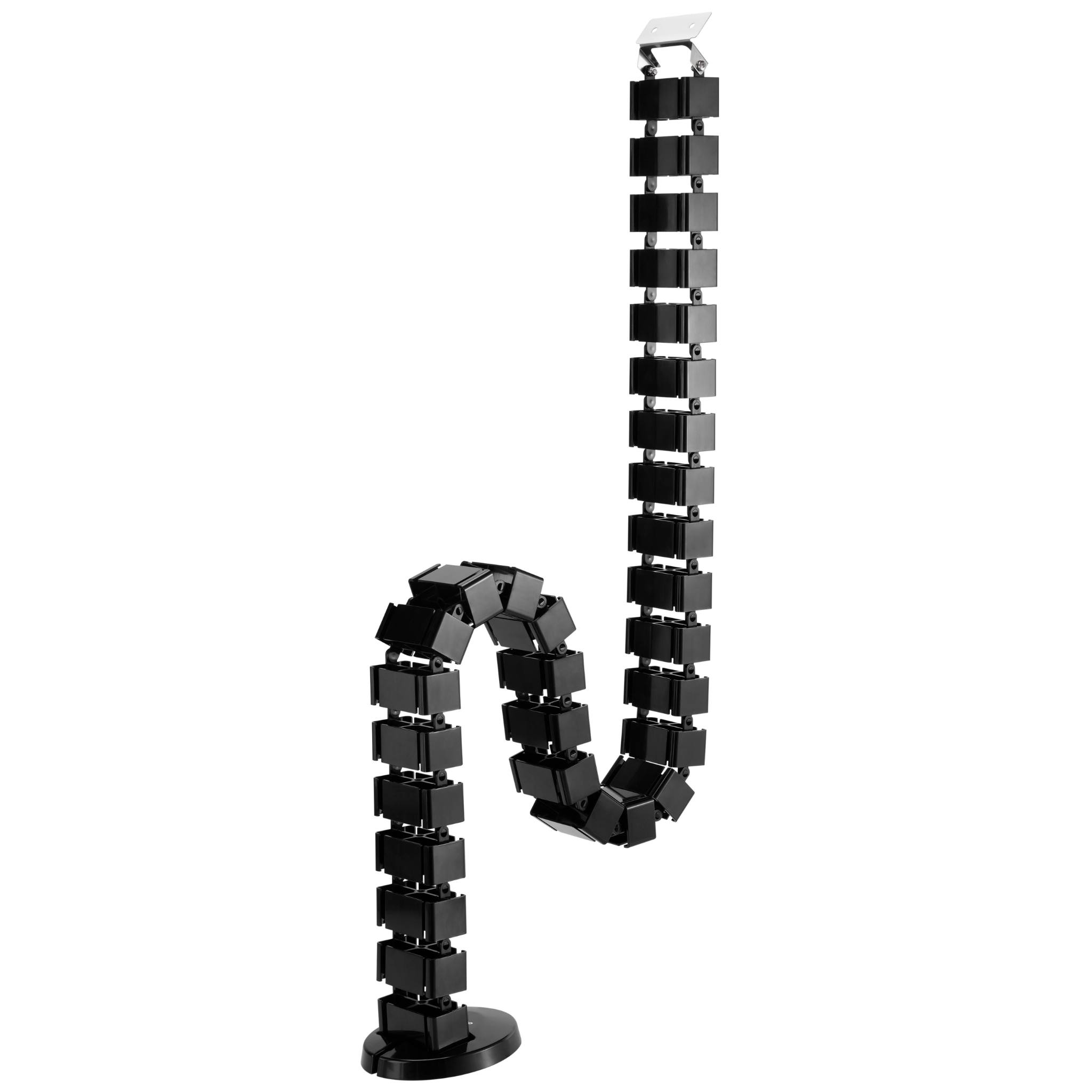 Adjustable Sit Stand Cable Management Spine - Organize Wires for Home & Office Desks | Perfect for Standing Desks, Gaming Setups & Workstations