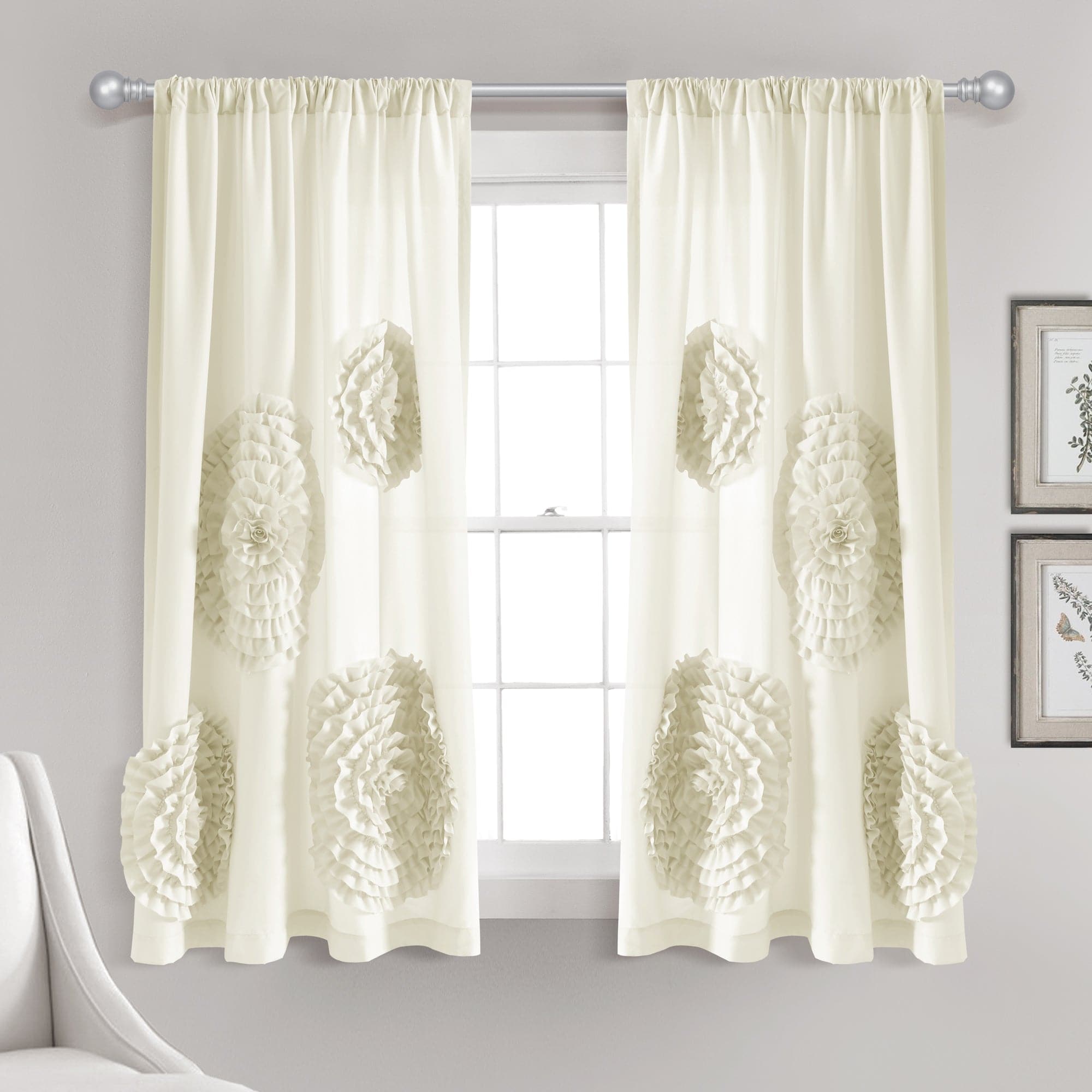 Serena Window Curtains - Blackout Drapes for Bedroom & Living Room - Thermal Insulated Room Darkening Curtain Panels - Perfect for Home Decor, Privacy & Light Control