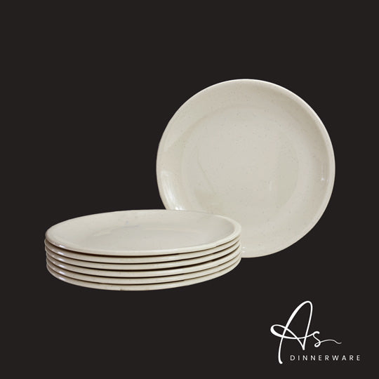 10-Piece Round Plastic Plates Set - 6