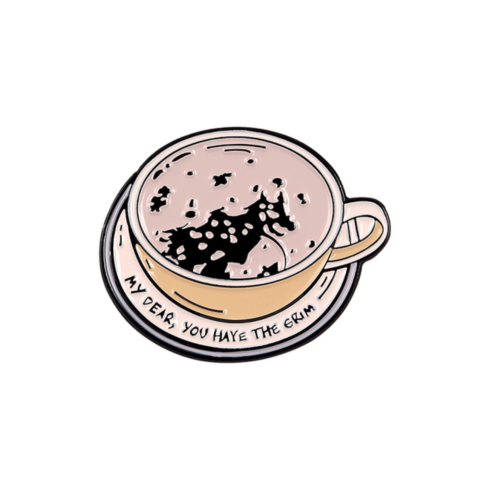 SHUJIA Enamel Pin Set - Birthday Cake & Coffee Brooches - Magic World Badge Collection - Perfect Gift for Book & Movie Fans - Great for Shirt Lapel, Bags & Jewelry Display