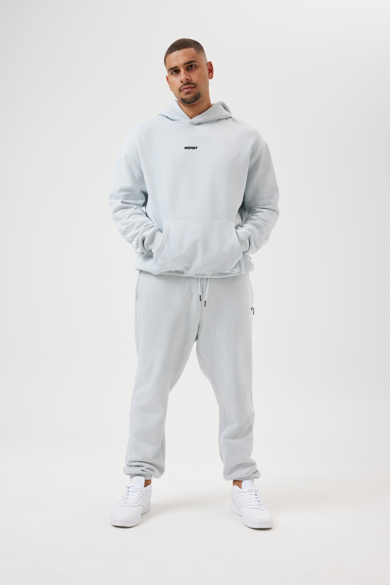 INSPORT Unisex Frankie Cloud Blue Hoodie - Soft & Comfortable Pullover Sweatshirt for Men & Women | Perfect for Casual Wear, Gym, and Outdoor Activities